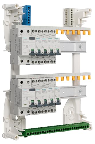 Siemens Tableau électrique 2 rangées pré-équipé 8 disjoncteurs IP30