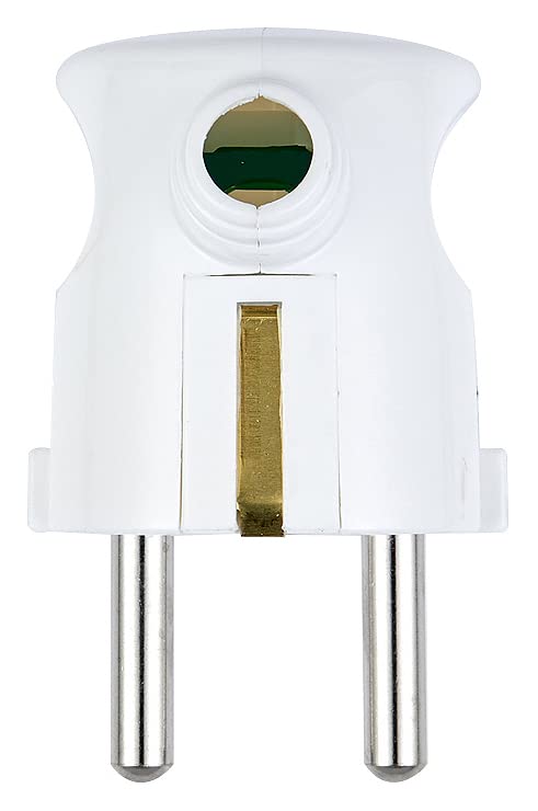 Vimar 00241.B fiche 2P+T 16 A blanc sortie 90°