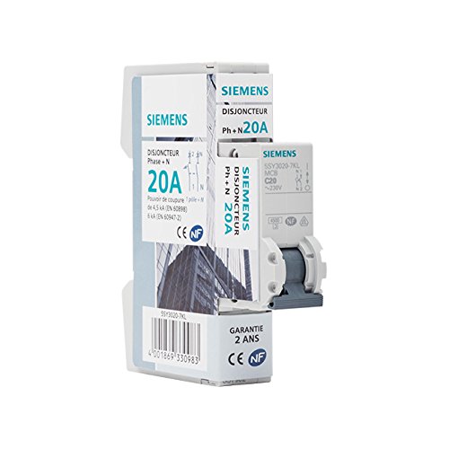 Siemens SENTRON disjoncteur 20A Ph+N courbe C 4,5kA 230V