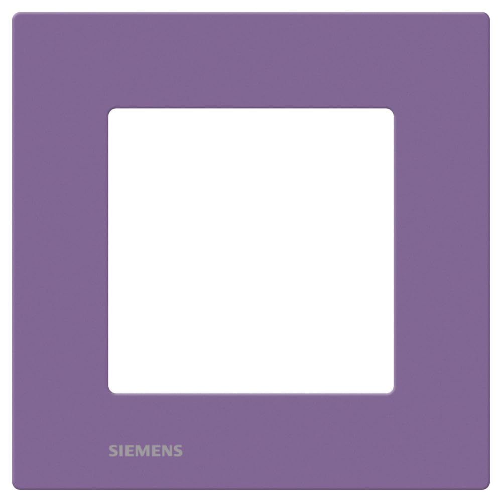 Siemens Delta Viva plaque simple violet interrupteur et prise