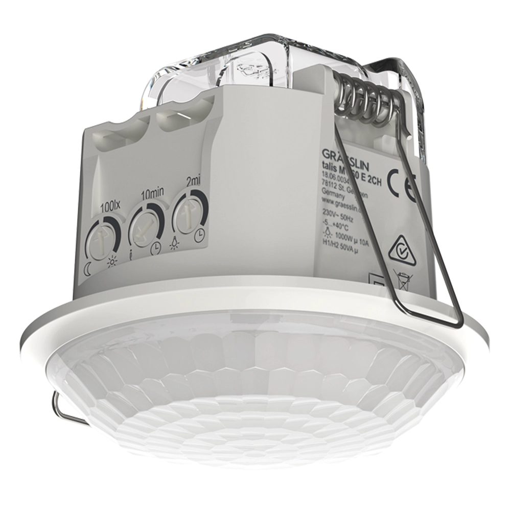 Grasslin talis M 360 E 2CH détecteur de mouvement plafond 2 canaux