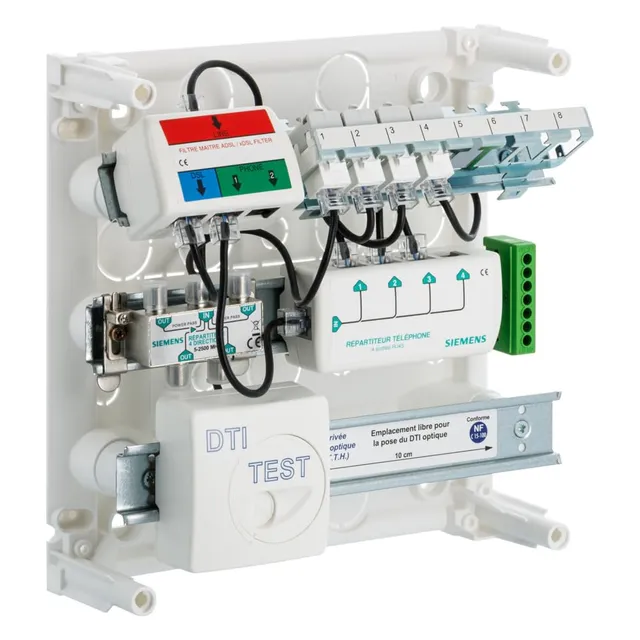 Siemens Coffret communication grade 1 4 RJ45