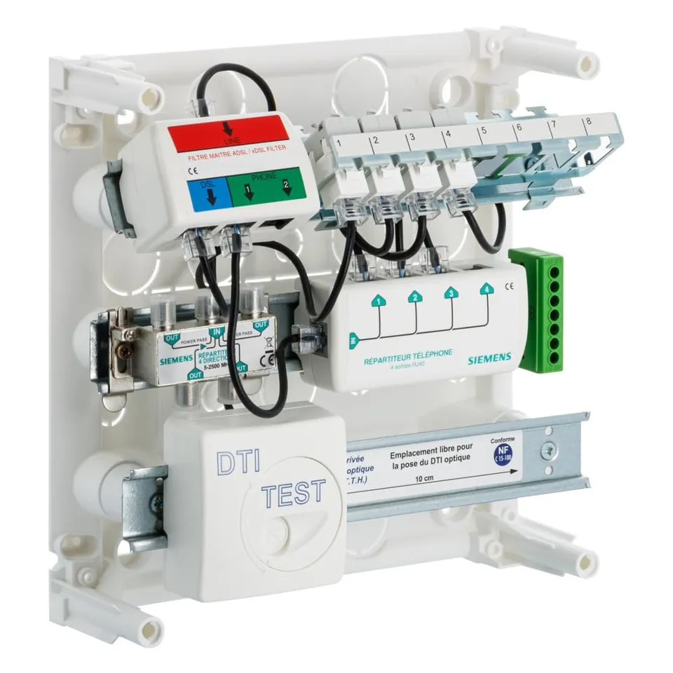 Siemens Coffret communication grade 1 4 RJ45