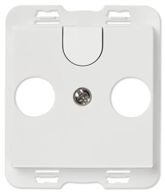Vimar Plana 14319 adaptateur coaxial TV 2 modules blanc