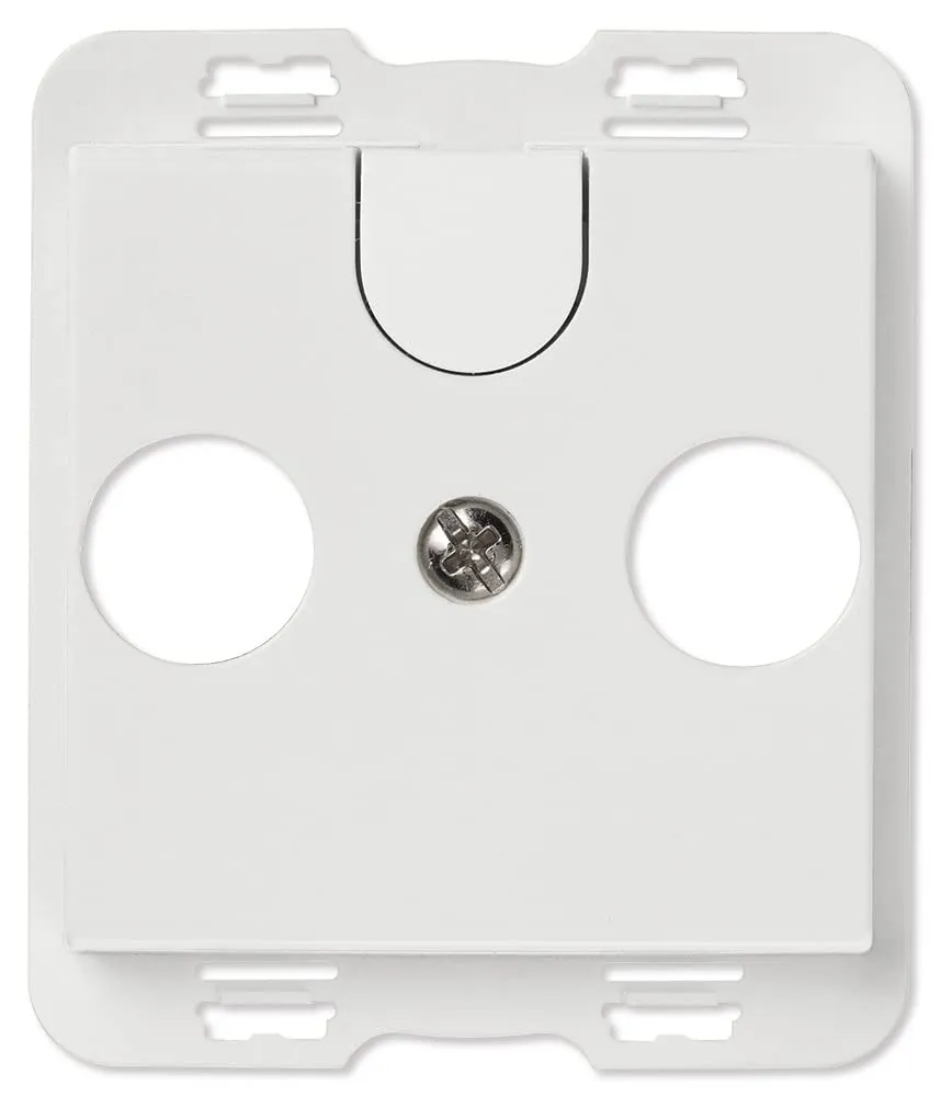 Vimar Plana 14319 adaptateur coaxial TV 2 modules blanc
