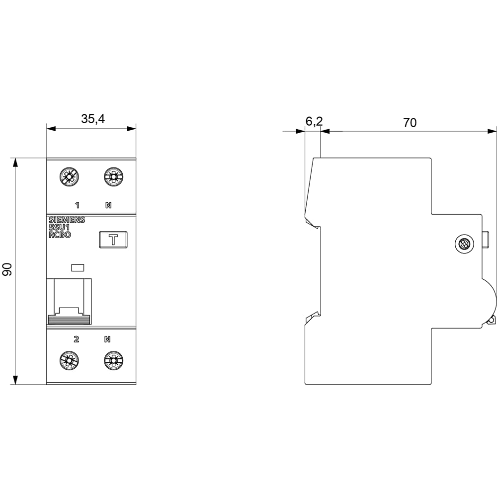 Siemens SENTRON inter différentiel 2P 16A 30mA