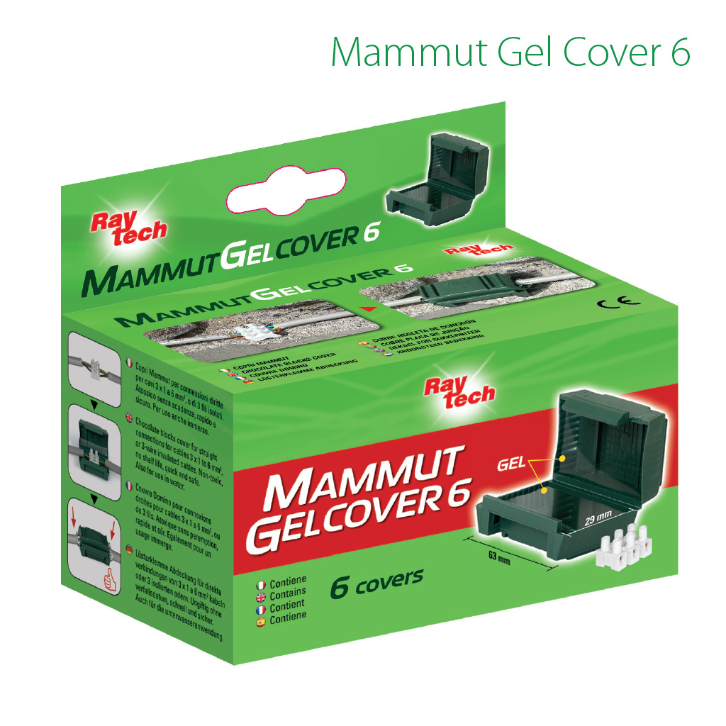 Raytech Gel Cover Line connecteur gel 3x1-6mm²