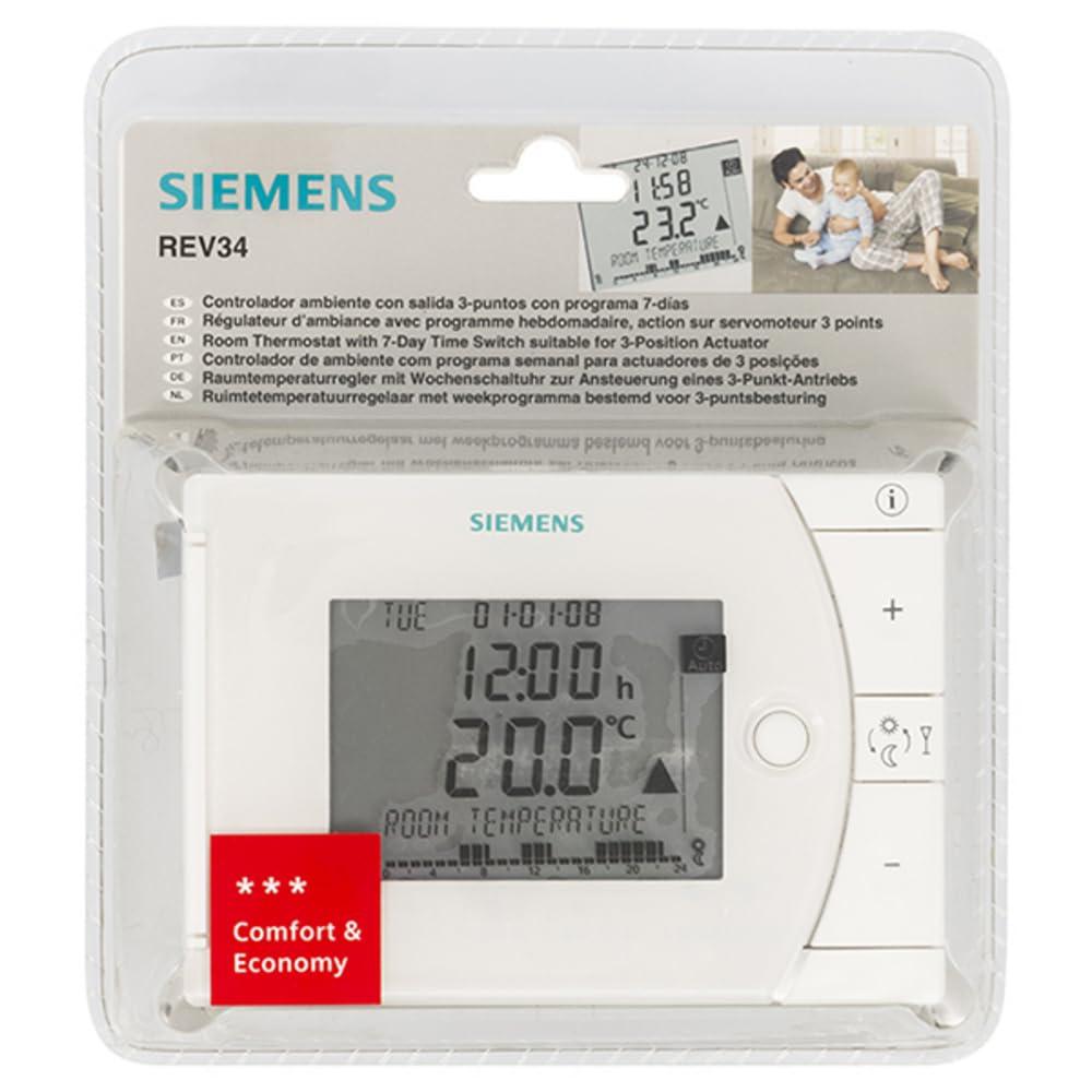 Siemens Residential Controls régulateur hebdomadaire LCD
