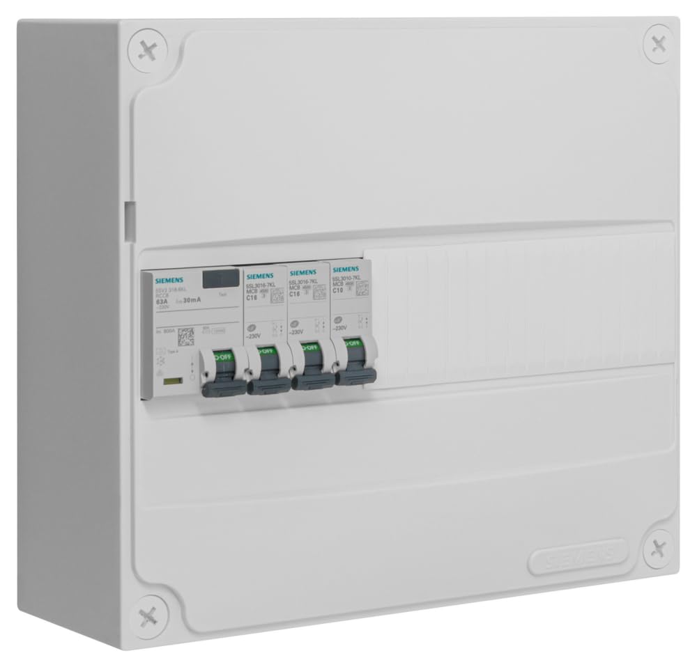 Siemens Tableau pré-équipé 1 rangée 63 A type A