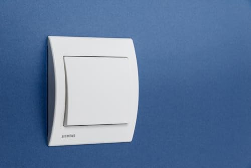 Siemens Delta Iris poussoir blanc interrupteur