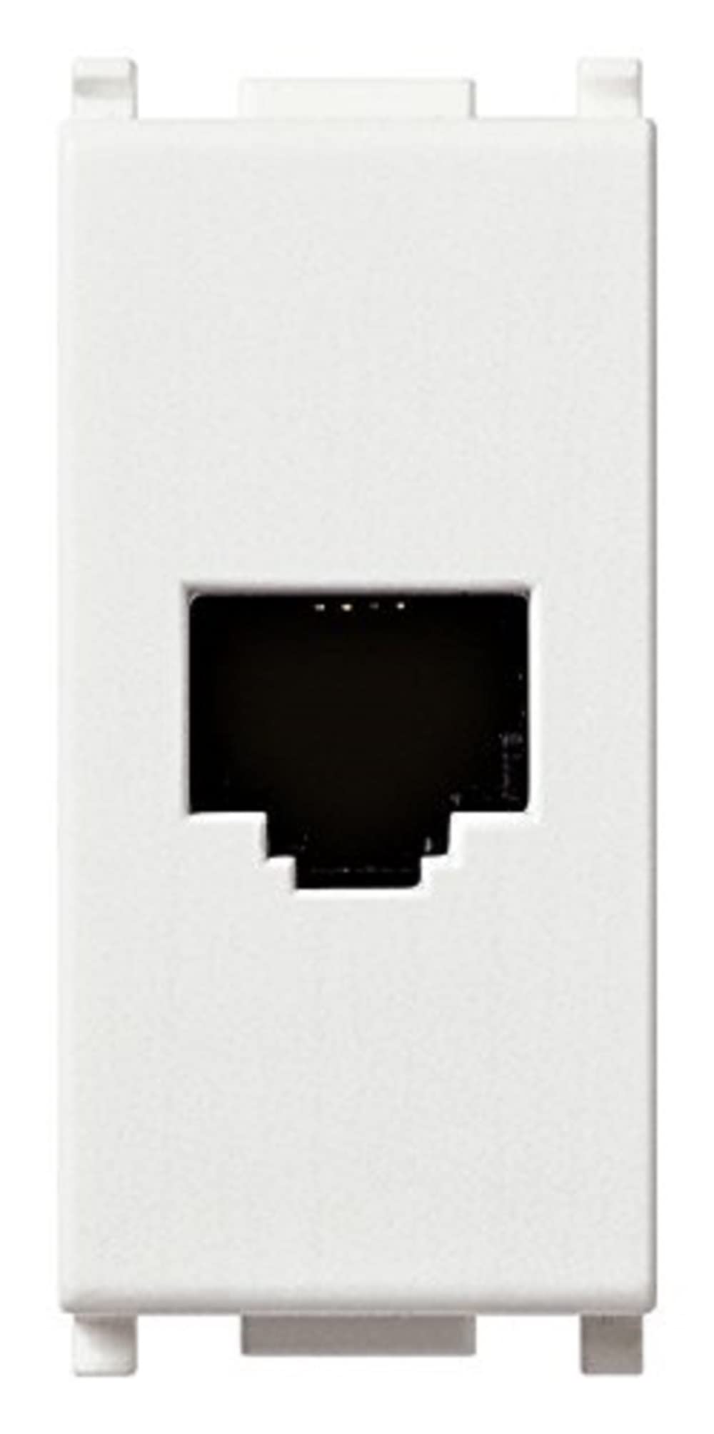 Vimar Plana 14320 prise téléphonique RJ11 6/4 blanc