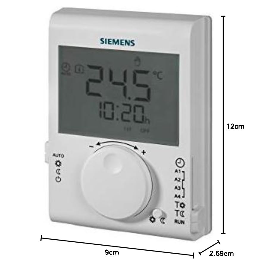Siemens RDJ100 thermostat d'ambiance programmable journalier LCD