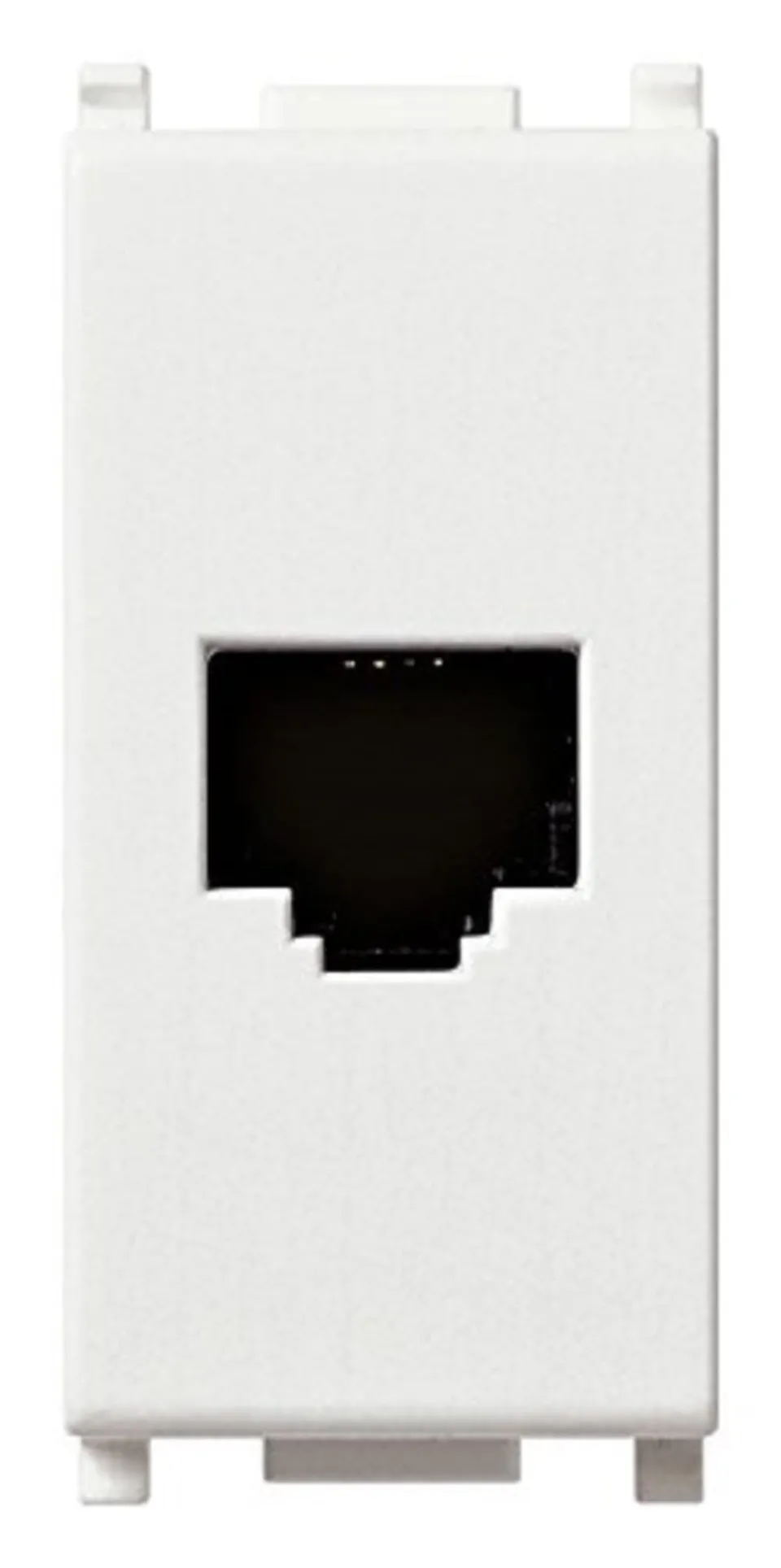 Vimar Plana 14320 prise téléphonique RJ11 6/4 blanc