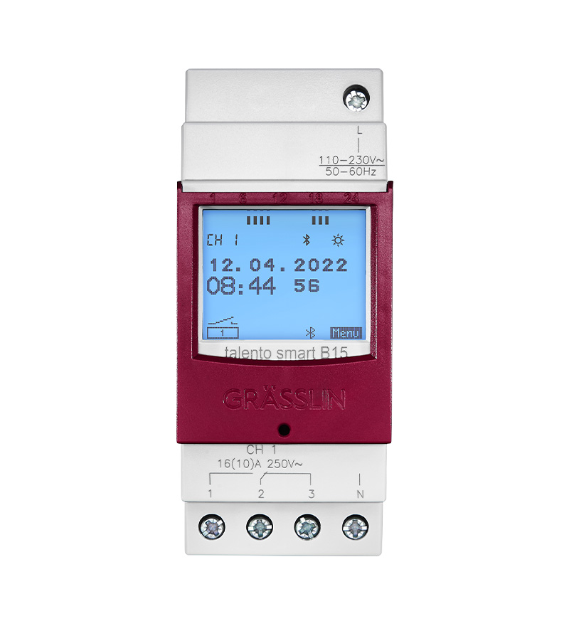Grasslin talento smart B15 programmateur rail connecté
