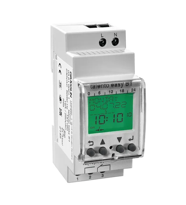Grasslin talento easy B1 programmateur digital 1 canal rail